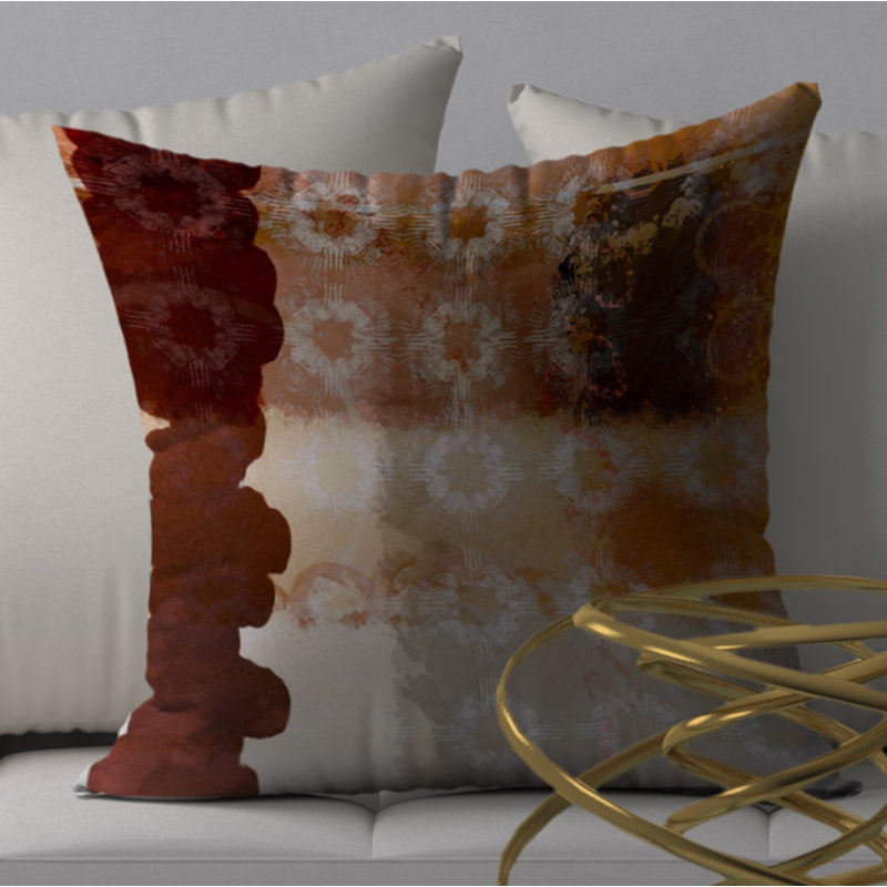 Housse de coussin carrée/insert, 18 po x 18 po