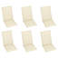Chaise de patio pliante en teck avec coussin Jolesha-70505795