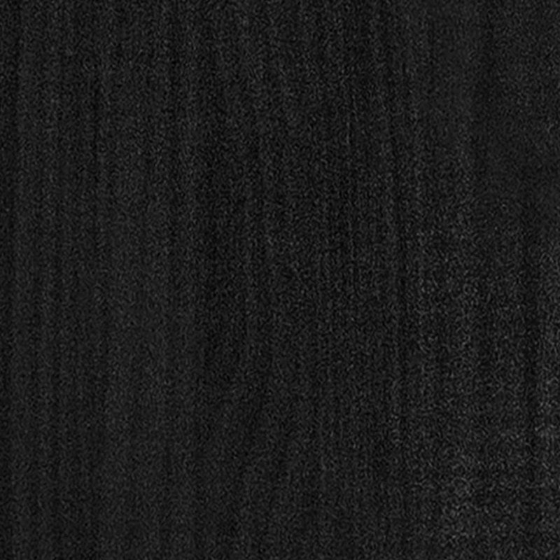Boite à fleurs en boites, H 15,7 po x l 15,7 po x P 15,7 po, Noir