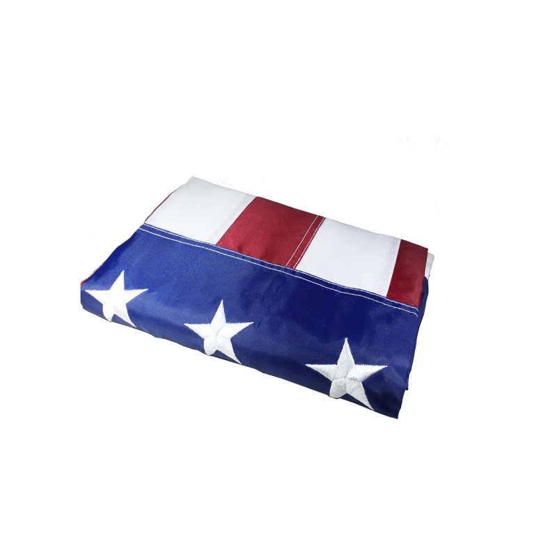 Drapeau américain avec drapeau brodé