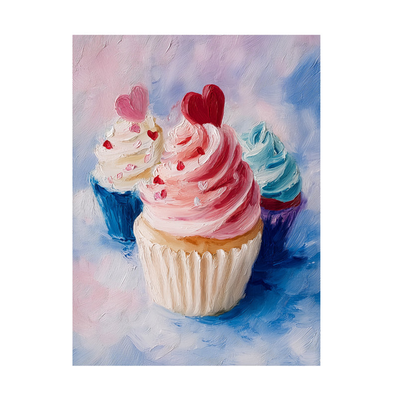 Art mural sur toile tendue - "Pastel Confections I" par Paula Freeman pour décoration de salon, de chambre à coucher ou de bureau - 24 x 32