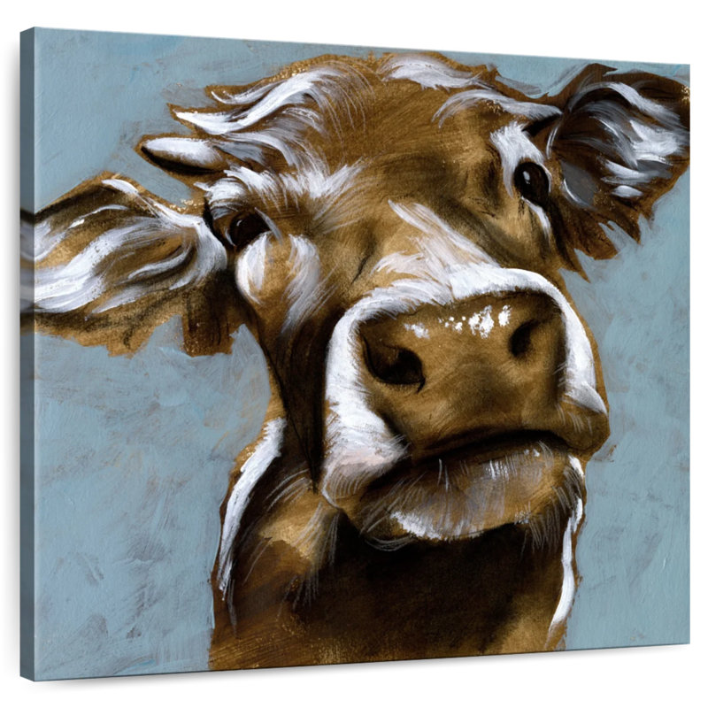 Brampt Cow Kisses I, 20" H x 20" W