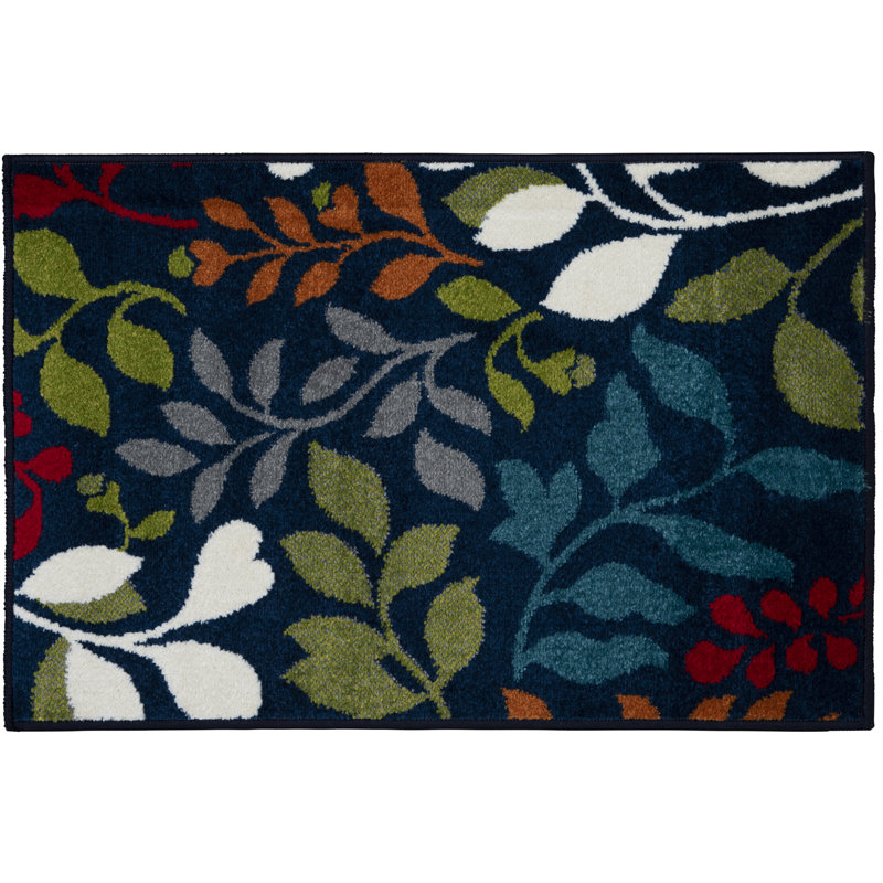 Jayda Floral Indoor / Outdoor Rug, Rectangle 2' x 3'