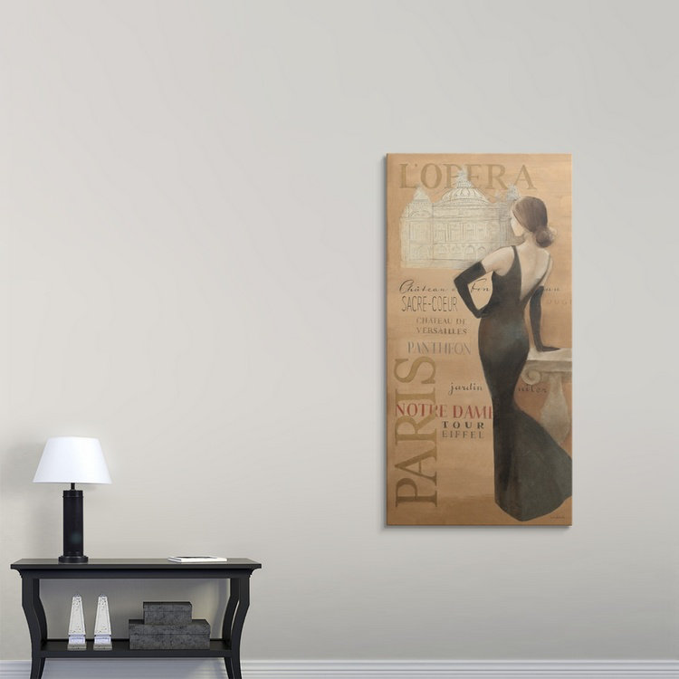 « ii »» albena hristova,, impression Ladies of Paris, H 36 po x l 18 po x P 1,5 po, Toile
