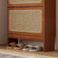 Armoire à chaussures en rotin