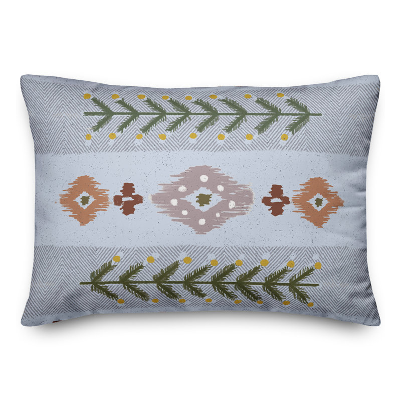 Outdoor Throw Pillow, Blue