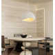 Jimyah 1- Light White Polyesters Unique/Statement Modern Pendant