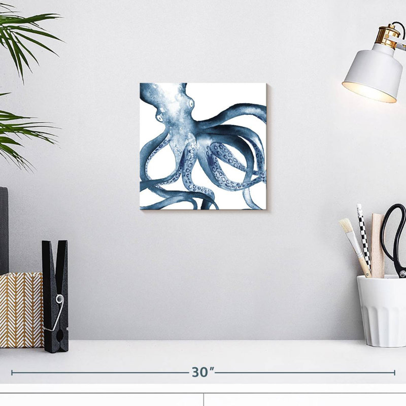 Brampt Octopus In The Blues, 10" H x 10" W