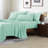 Swift Home Ultra-Soft 6-Piece Sheet Set with Extra Pillowcases - Essential 1800 Series Microfiber - Fits Mattress up to 14" Tall - Peach Fuzz, Durable, Easy Care-82635148-82635134