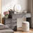 63" Vanity Desk With 5 Drawers, Makeup Table With 3-drawer Cabinet-124883554