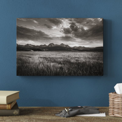 «Stanley Basin Sawtooth Mountains Idaho» par Alan Majchrowicz, reproduction de photo sur toile sans cadre