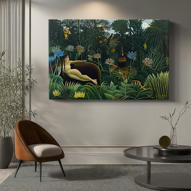 The Dream (Le Rêve)-Henri Rousseau-Gallery Wrapped Canvas-1910, 24x36