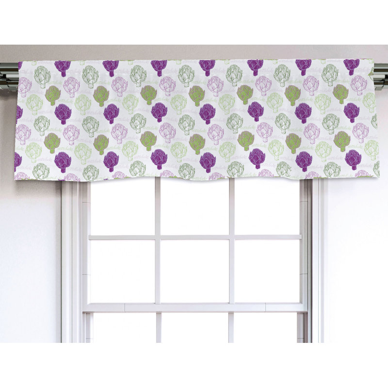 Sateen Ruffled Window Valance