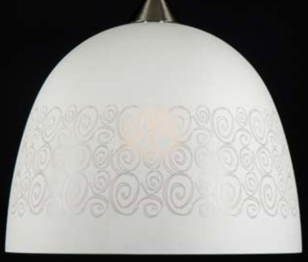 30cm H Bell Pendant Shade in White