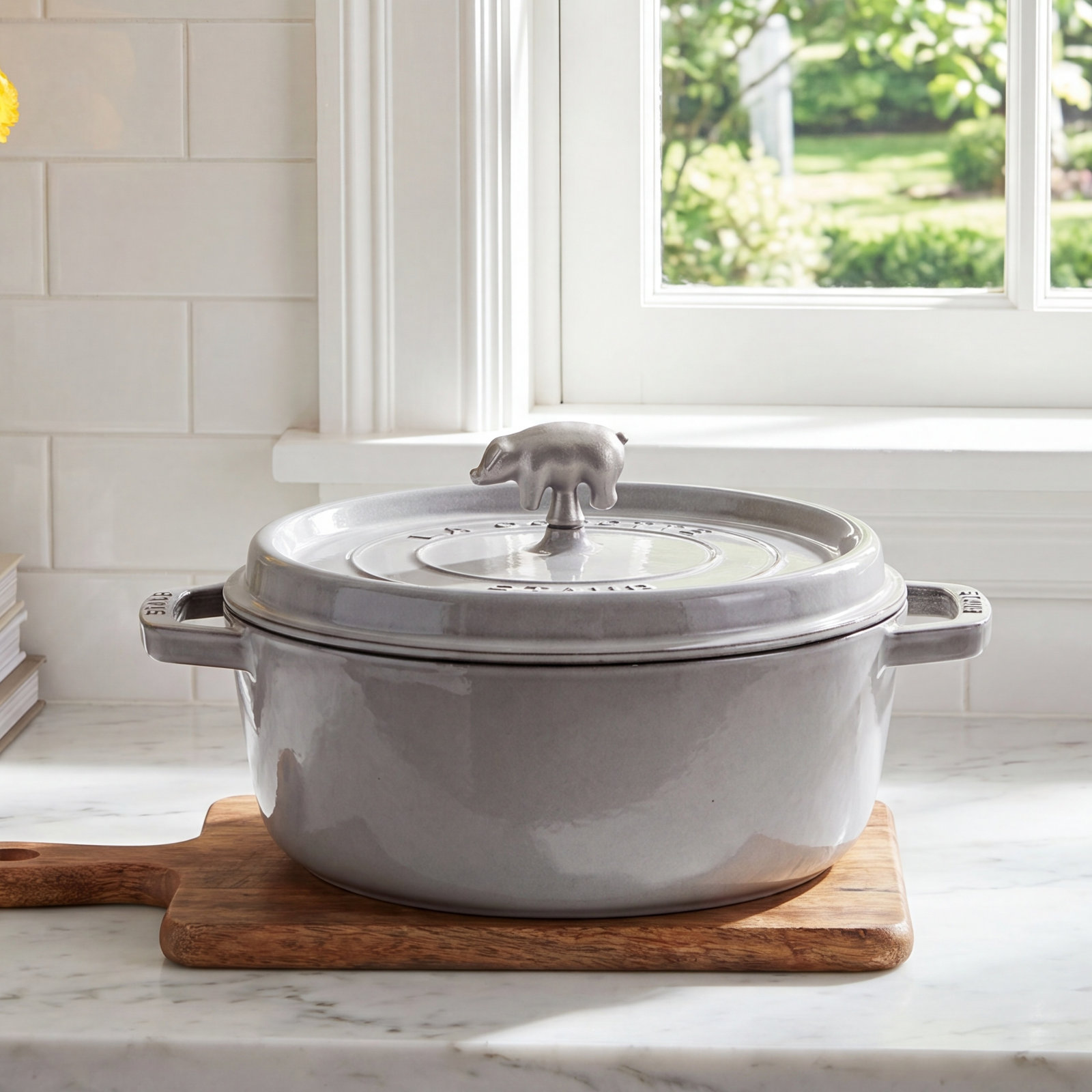 Staub Cast Iron Cochon Cast Iron Cocotte, Graphite Grey