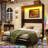 Queen Size Murphy Wall Bed With LED Lights, No Box Spring Needed, For Home Office-801577386