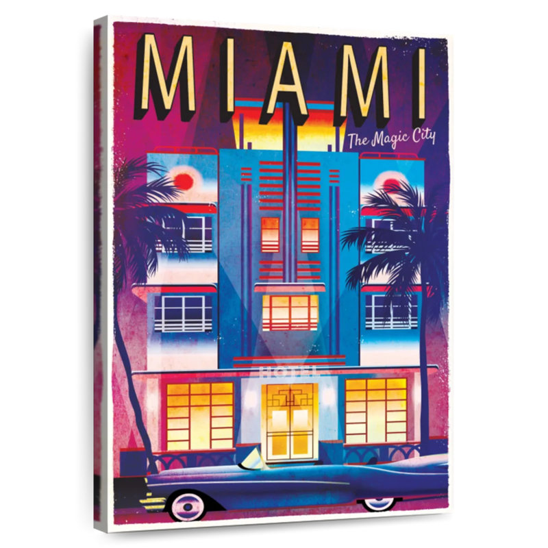 Miami The Magic Aviza, H 24 po x l 16 po
