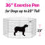 Parc et enclos pliable en métal MidWest Homes for Pet-686335573
