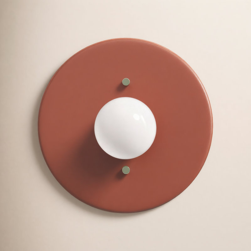 1 - Light Flush Mounted Sconce, Canyon Clay