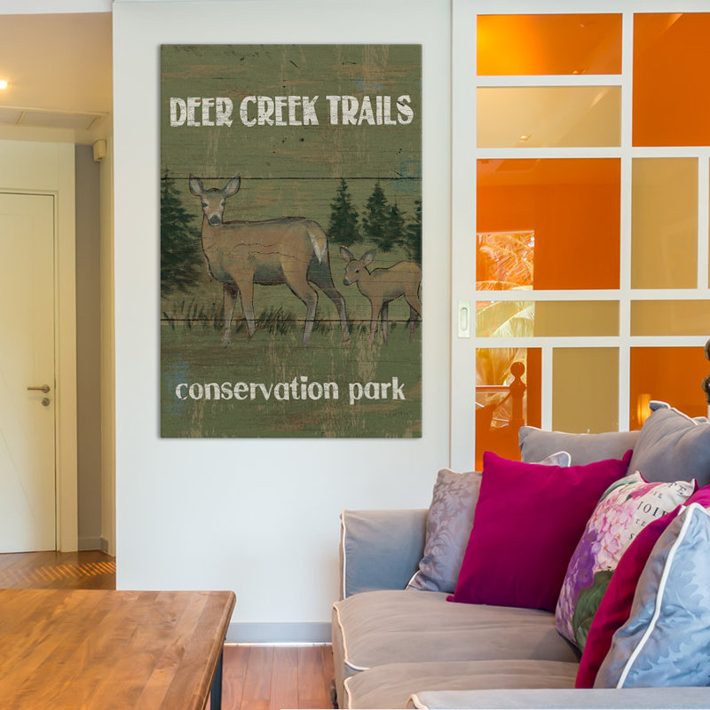 Lodge Lodge, impression sur toile tendue, H 12 po x l 8 po x P 0,75 po, Toile tendue, Pas de tapis