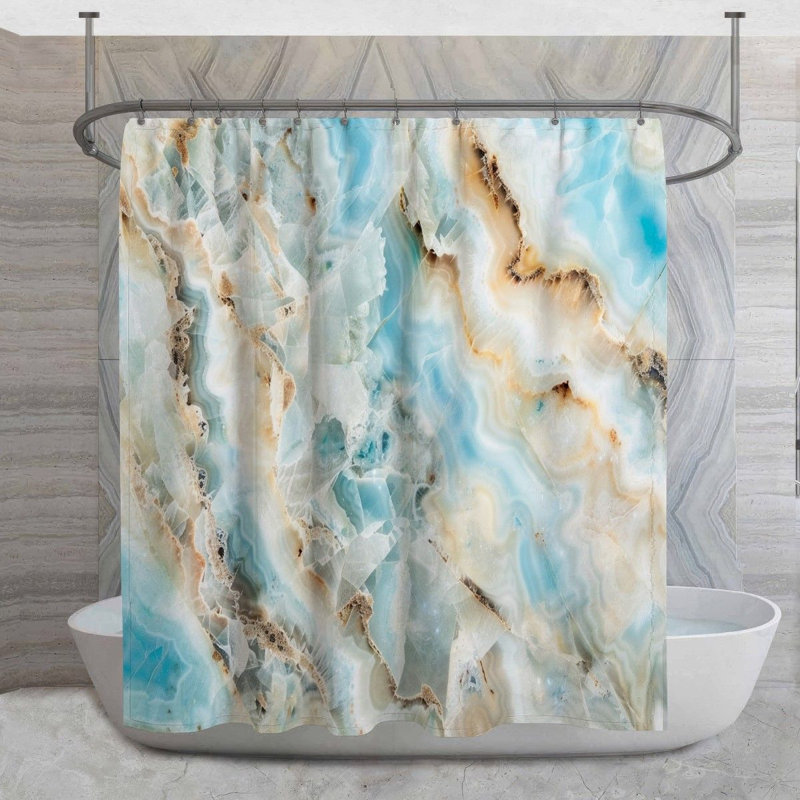 Dennita Shower Curtain, 73" H x 70" W