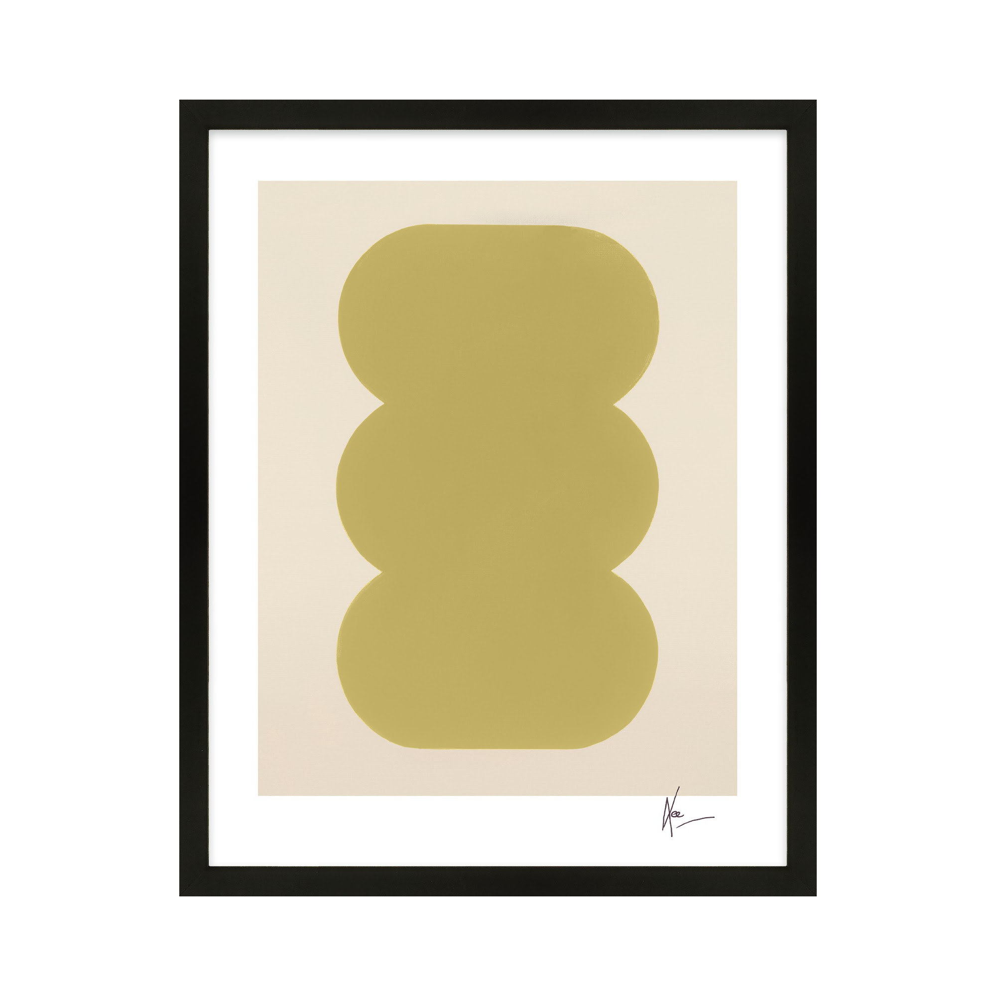 Keyhole 4 by Lee Lessem, 30" H x 24" W x 1.25" D, Black Framed