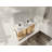 48" Double Bathroom Vanity With Resin Basin-310523695
