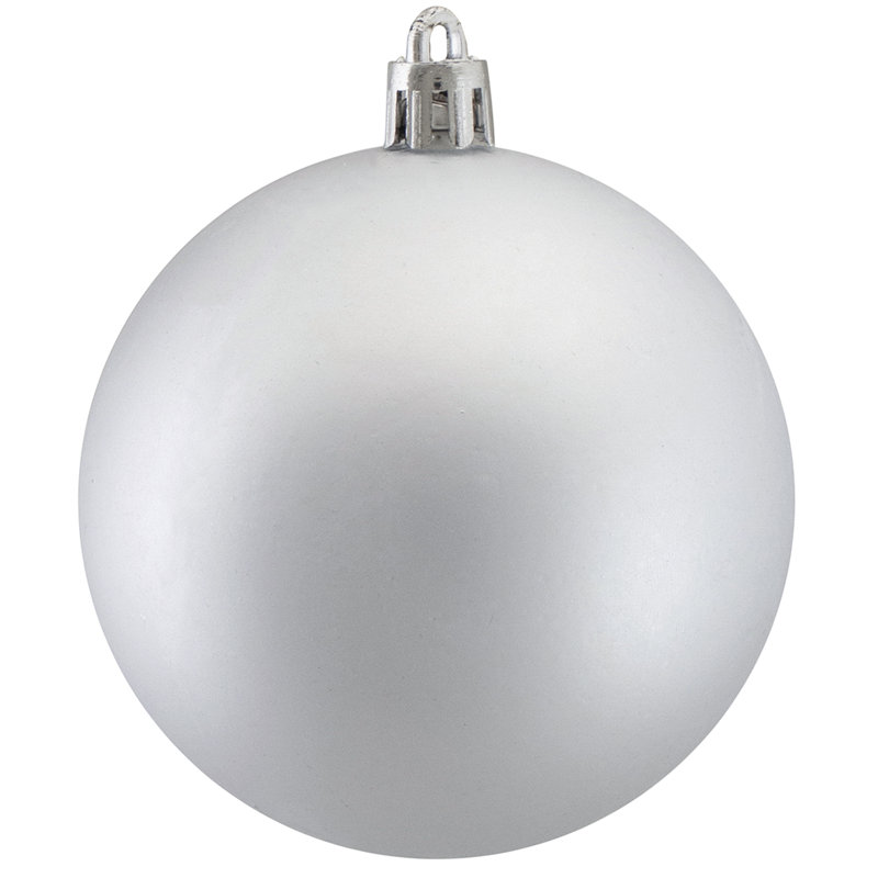 Ornements de boule de Noël incassable 32ct, Argent