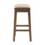 Tabouret de comptoir de style moderne avec tête de clou en cuivre-528062454-528062455
