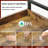 6-Tier Industrial Bookshelf With Open Shelves, Freestanding Metal Frame For Storage And Display, Modern And Durable Design For Various Rooms