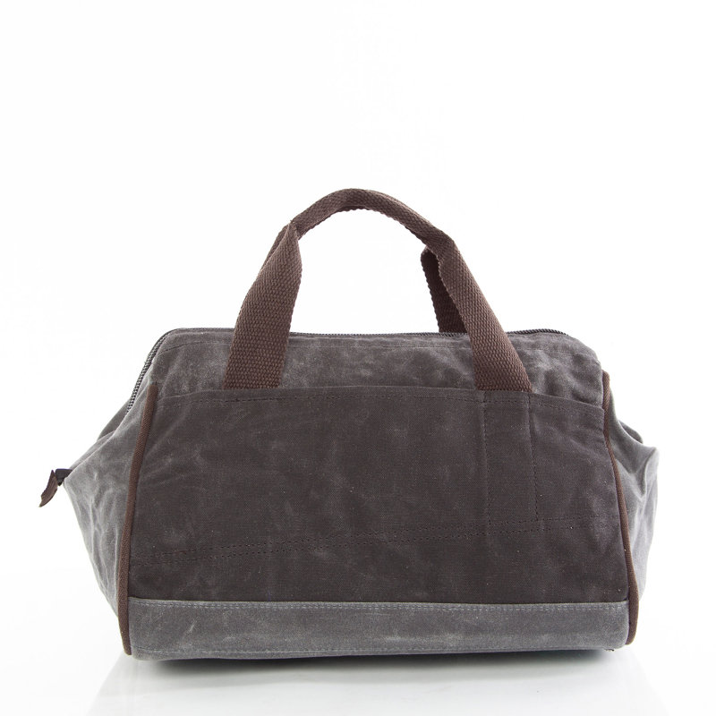 Sac à outils ciré, Noir