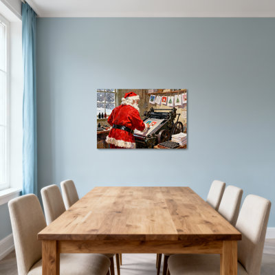 Noël, père Noël, fonctionnement de l'imprimerie