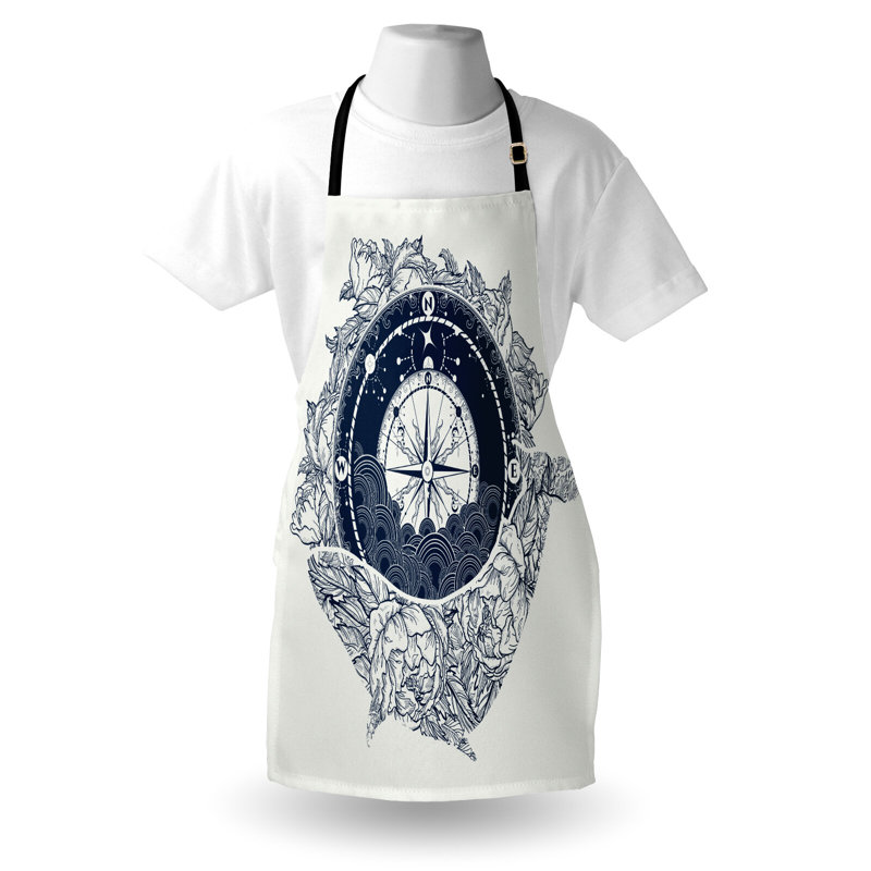 No Pattern Bib Apron