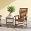 Ensemble de 2 chaises berçantes d'extérieur à haut dossier avec mouvement fluide et fabrication en PEHD durable pour un confort ultime-890271296