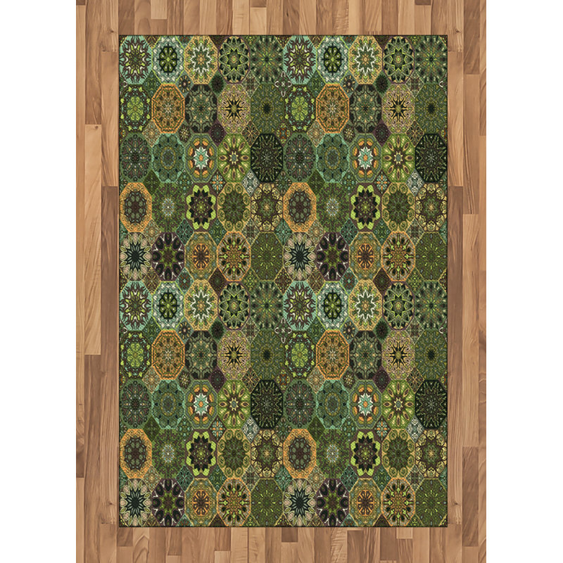 Bryon Geometric Hand Woven Area Rug, Rectangle 120 x 180cm