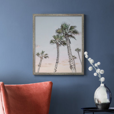 Toile encadrée de qualité supérieure Palms Up - prête à être accrochée