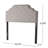 Tufted Upholstered Headboard Queen Size, Solid Wood Head Board With Durable Metal Legs, Adjustable Height Queen Headboard With Nailhead Trim,fabric Headboard In Modern Button Tuffted Design-164638609