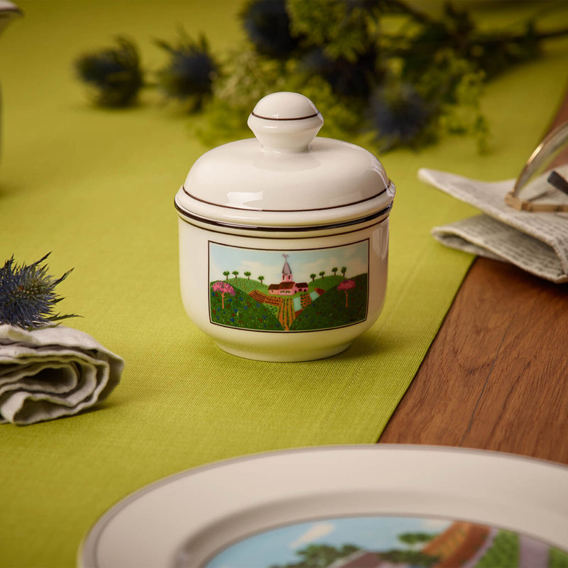 Verre 6,75 oz. Villeroy & Boch Design Sucrier avec couvercle