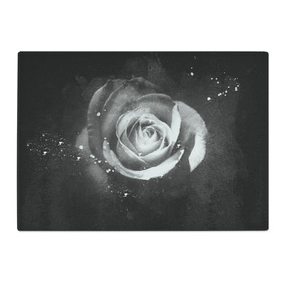 Tempered Glass Rose Rodion Kutsaev Chopping Board