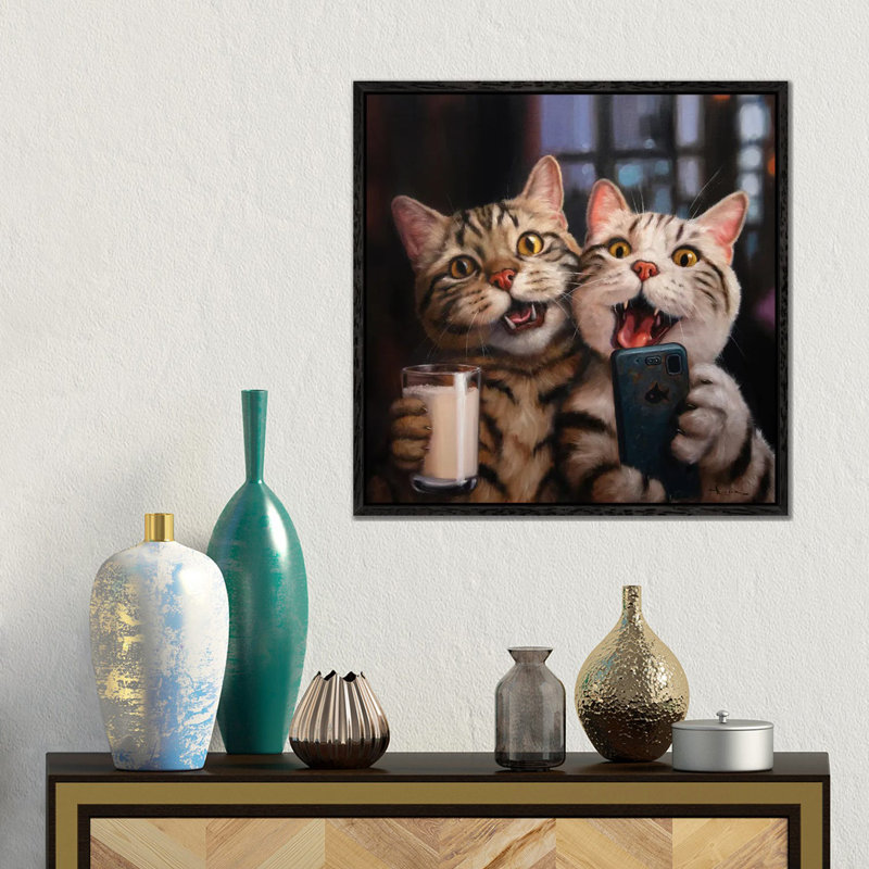 Happy Hour by Lucia Heffernan - Gallery-Wrapped Canvas Giclée on Canvas, Classic Wood, 45.72 cm H x 45.72 cm W