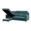Izola 3 Seater Velvet Sofa Bed-1177284041-1177284084