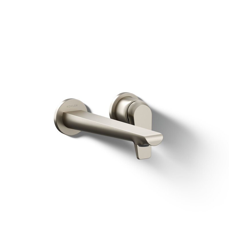 Avid Single-Handle Wall-Mount Bathroom Sink Faucet, Vibrant Brushed Nickel