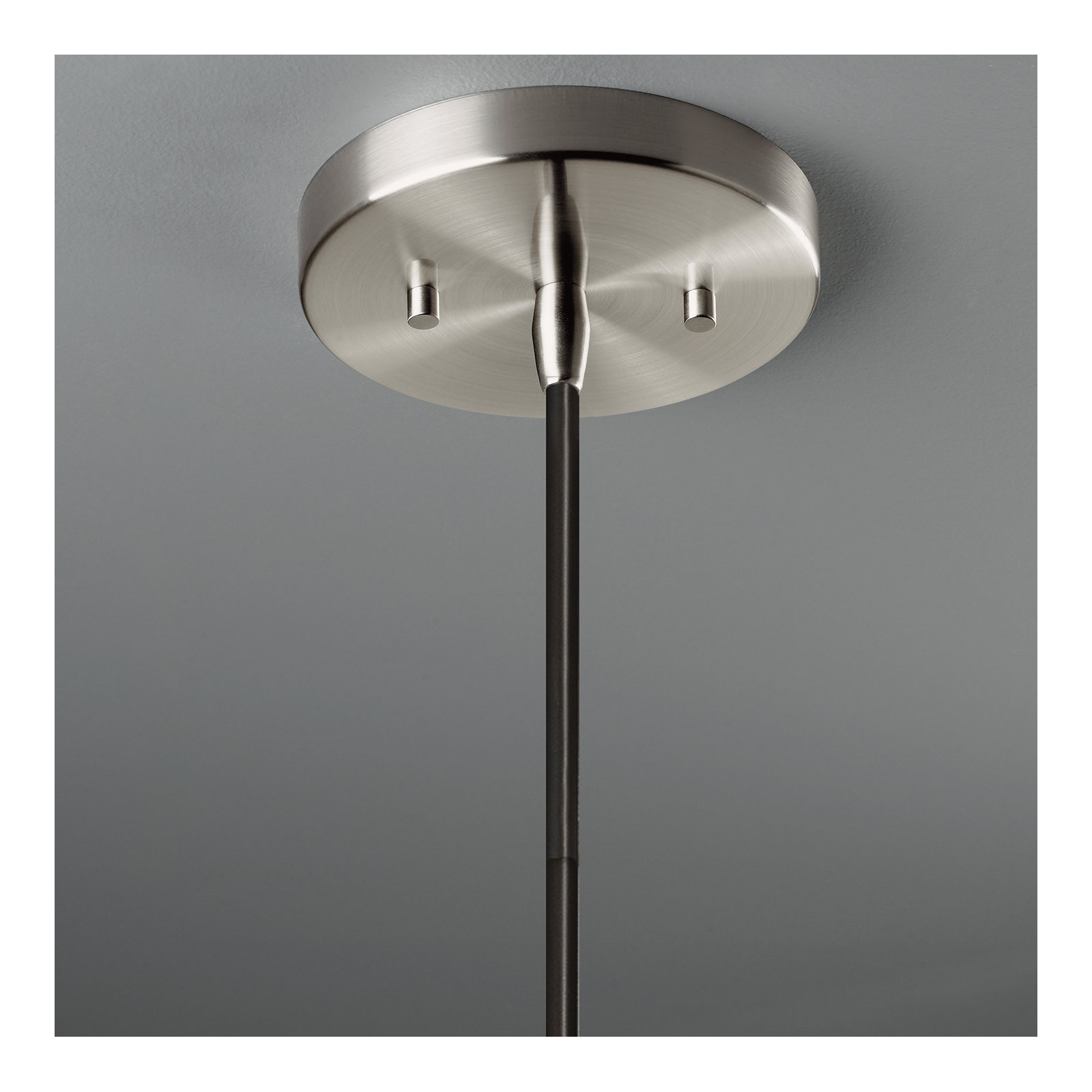 Leni Collection 1 - Light Dome Pendant Accents, Polished Chrome, Verde Patina