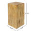 Table de bout d'apparence en bois de 28,24 po de hauteur, finition naturelle, table de scénari-1294281997