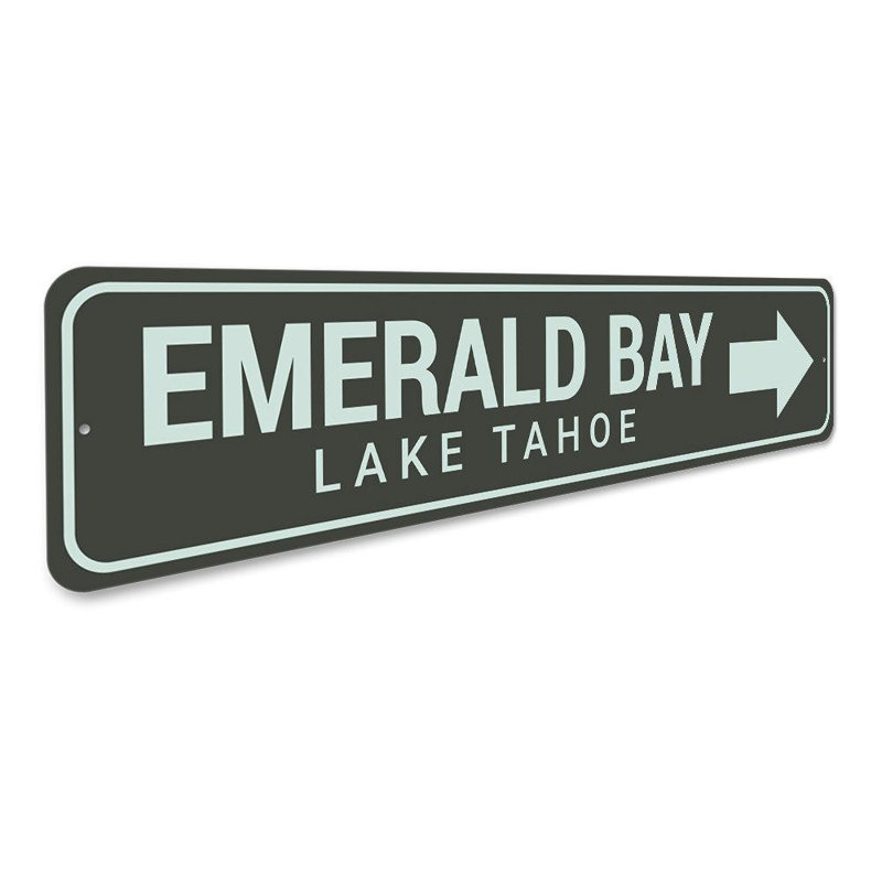 Panneau en aluminium Emerald Bay Arrow, H 6 po x l 24 po x P 0,06 po