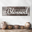 «Blessed Grateful», reproduction sur toile-92518771