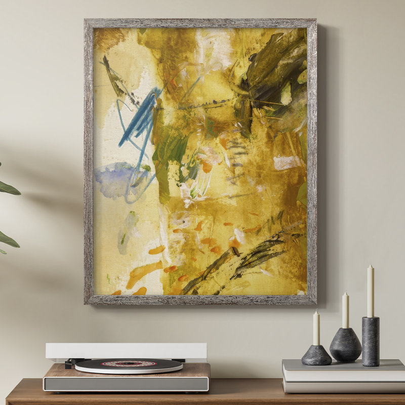 «Blazing Rays I», reproduction encadrée - bois massif