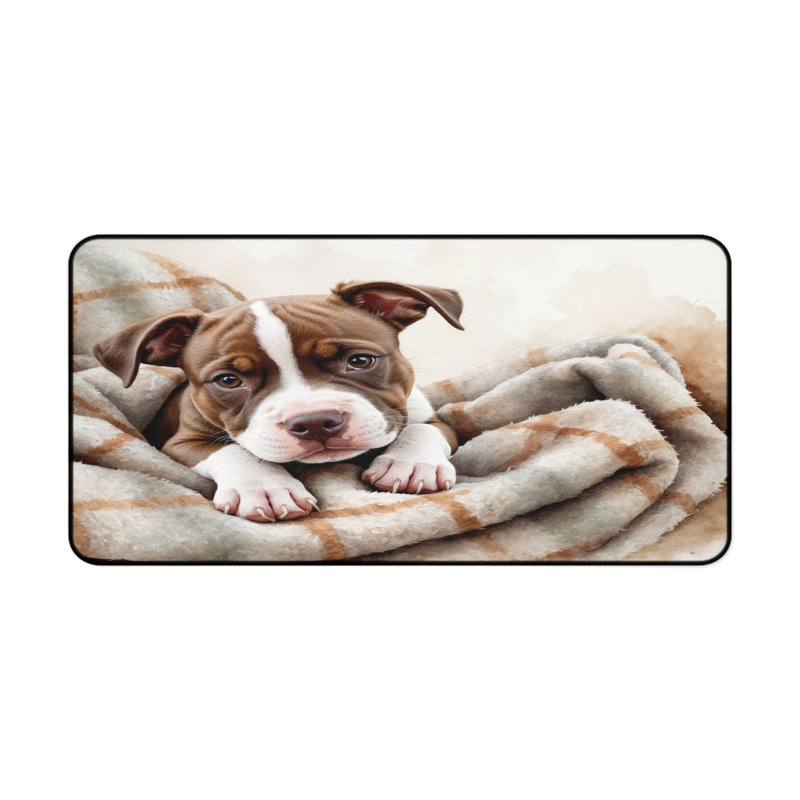 Polyester Desk Pad, 14.4x12.1