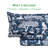 Gogreen 100% Cotton Christmas Printed 4PC Deep Pocket Full Sheet Set Fit 16", Breathable Super Soft Full Size Sheet Set, Luxury Hotel Style Home Decor Full Bed Sheet Set, Gift For Women, Men-117482962-117482964
