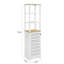 Gustina Freestanding Linen Cabinet